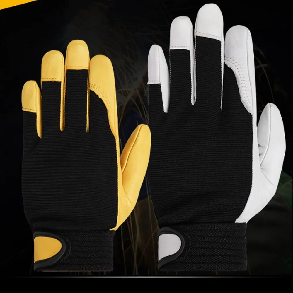 Practical Thickened Labor Insurance Gloves Wear-Resistant Flex Grip Protective Gloves Comfortable Industrial Gloves Welding
