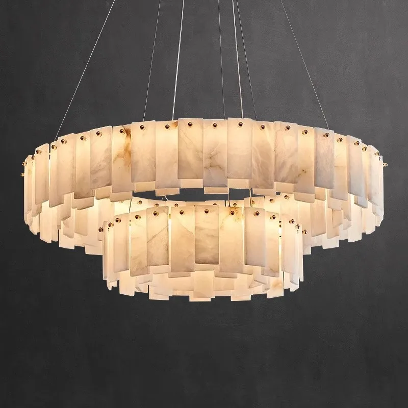 

Cloud stone living room pendant light modern and simple home decor dining room bedroom high-end and luxurious pendant light