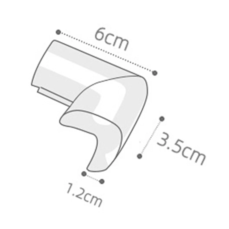 واقيات زوايا وحواف مقاومة للأطفال لأثاث سلامة الطفل، 20 قطعة متعددة الألوان