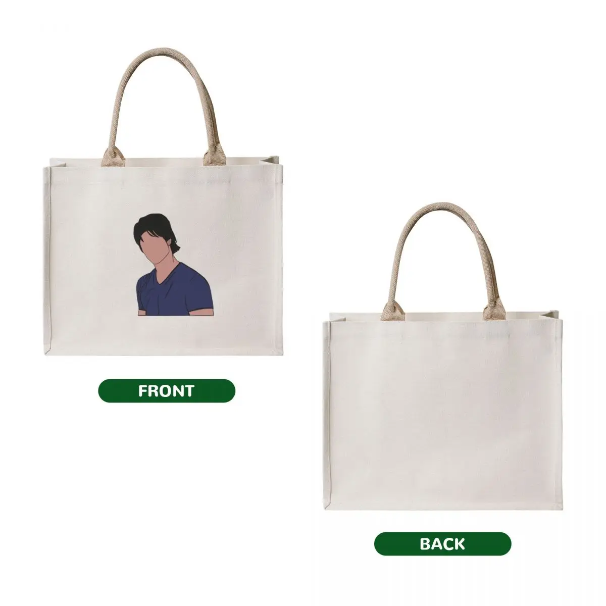 Damon Salvatore sticker Tote Bag custom tote bag great bag canvas tote eco pack