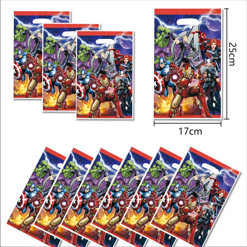 Disney Avengers Boys Birthday Party Decoration Superhero Balloon Tablecloth Plates Cups Baby Shower Party Supplies