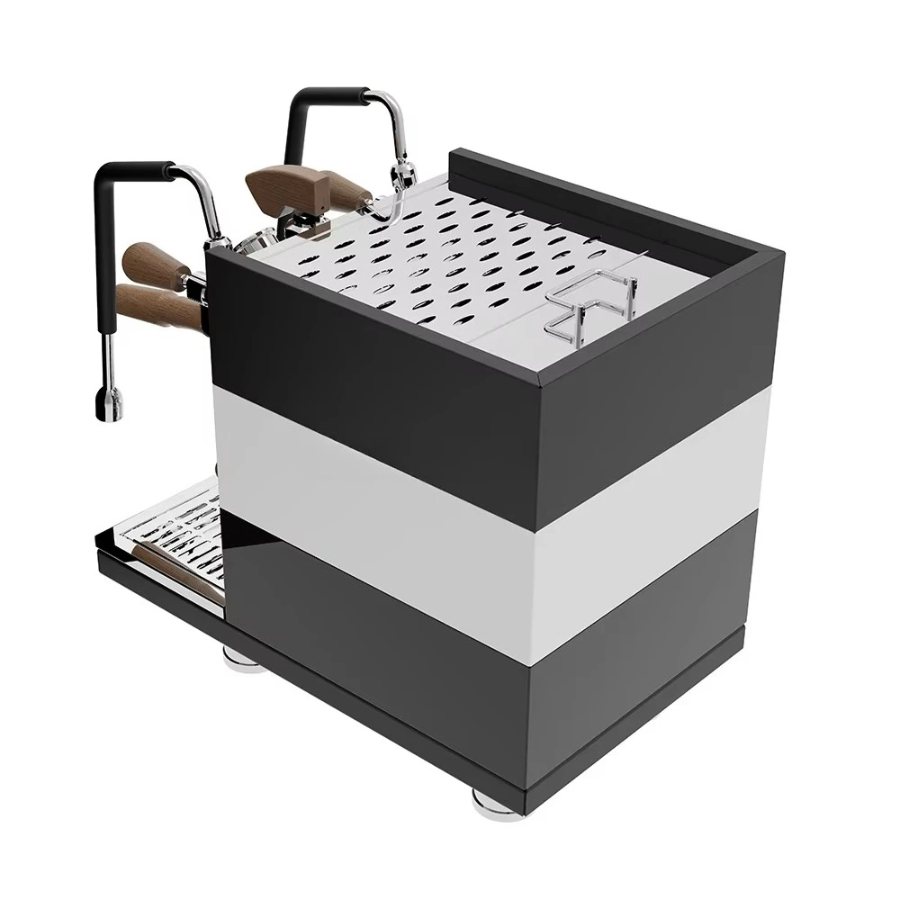 

Professional Manual Transformer Espresso Machine Commercial Semi-Automatic Coffee Maker with Rotary Pump