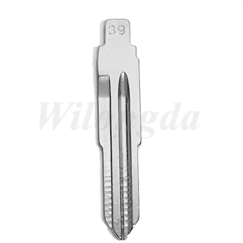 10 Pcs/Lot #39 KD VVDI Remote Key Blade DWO4R Metal Blank Uncut Flip  for Buick GL8 Excelle Chevrolet LOVA SAIL for KD