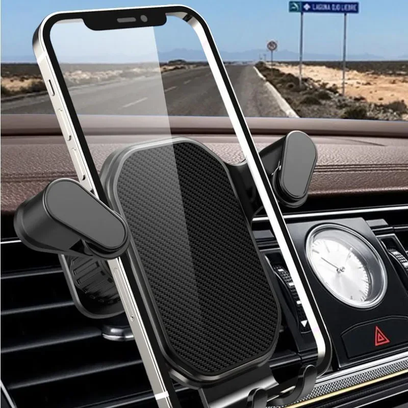 Universal Car Phone Holder with Ventilation Hook for 360 Degree Rotation Installation Anti Shake Supports All Phone Xiaomi - náhled 4