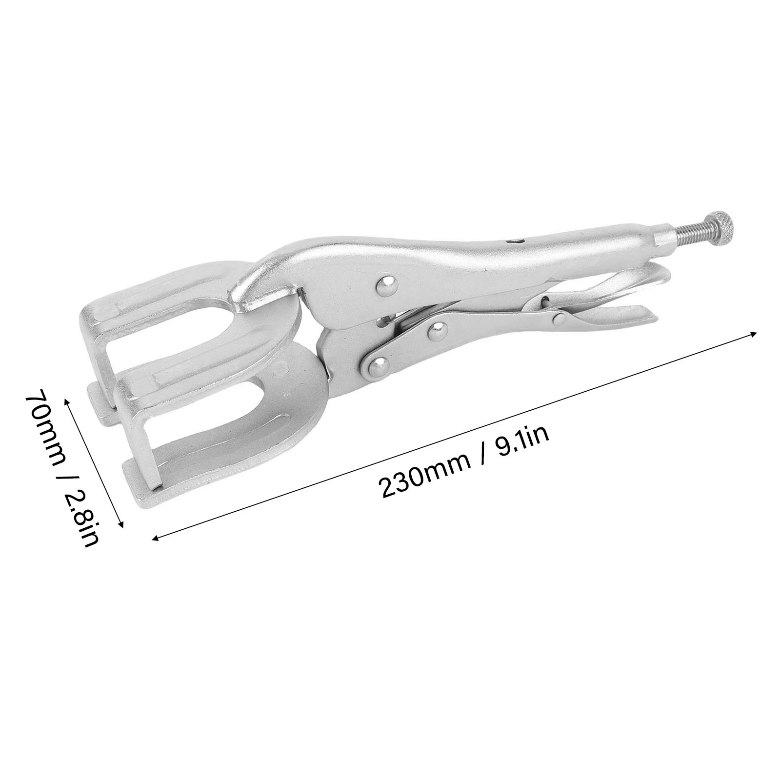 9 Inch U Type Welding Clamp Quick Release Heavy Duty Adjustable Locking Pliers for Easy Removal