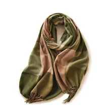 Szalik zimowy dla kobiet Pashmina Shawl Wraps Cashmere Feel Warm Fashion Blanket Scarves
