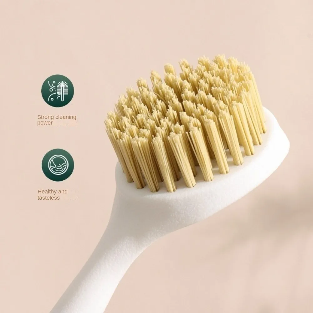 Jianma Brush, Wooden Handle, Pot Washing Brush, Multifunctional Long Handle, Kitchen Cleaning, Non Greasy Pot, Dish, Bowl Brush