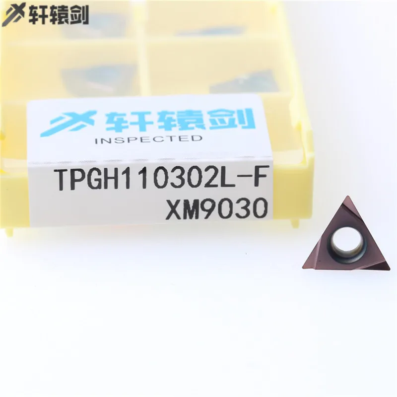 Herramientas de torneado de torno CNC, cortador de Metal de acero inoxidable, 10 piezas, TPGH060102, TPGH060104, TPGH080202, TPGH080204