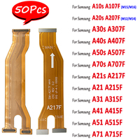 50Pcs，For Samsung A10S M15 M16 A20S M12 M14 A20 A21S A30S A31 A41 A50S A51 A71 Main FPC LCD Display Connect Mainboard Flex Cable