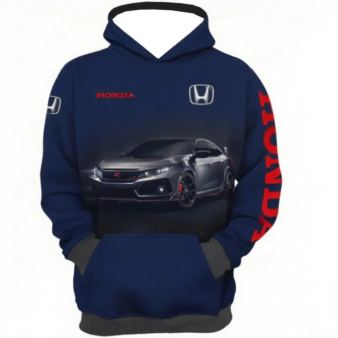 

2026 Honda Motorcycle Jersey Hooded Hoodies Breathable Riding Dirt Bike Mountain Racing Men's Women's Armored Hoodie