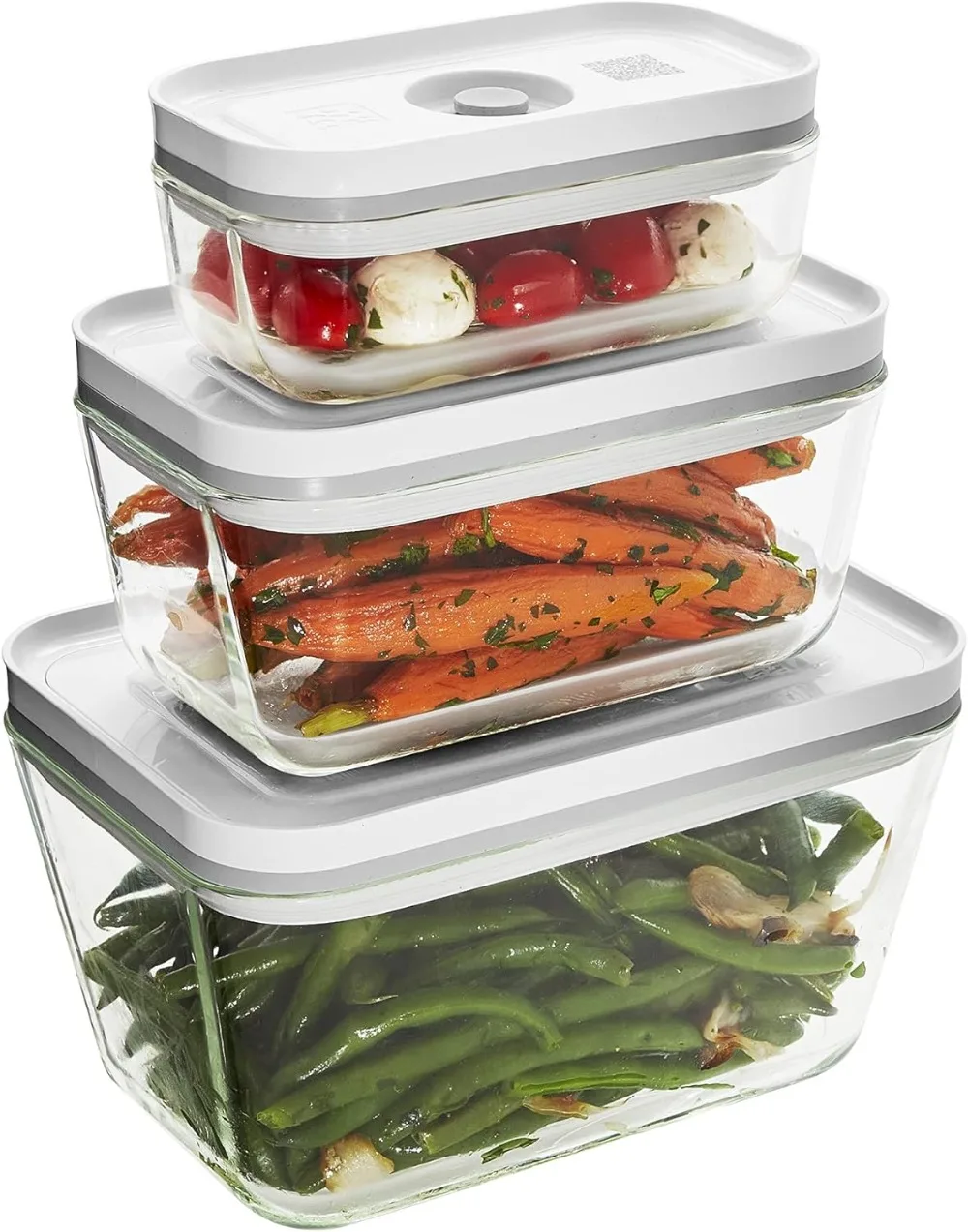 

ZWILLING Storage Box Fresh & Save 3-pc Glass Food Storage, Meal Prep Container, Assorted Sizes Storage Organizer