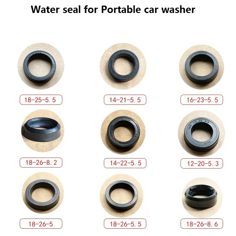 High pressure washer washing machine Car Head Accessories Water Seal 10x16x4 12x17x3 12x18x5 12x20x5.3 14x20x5mm sealing bowl