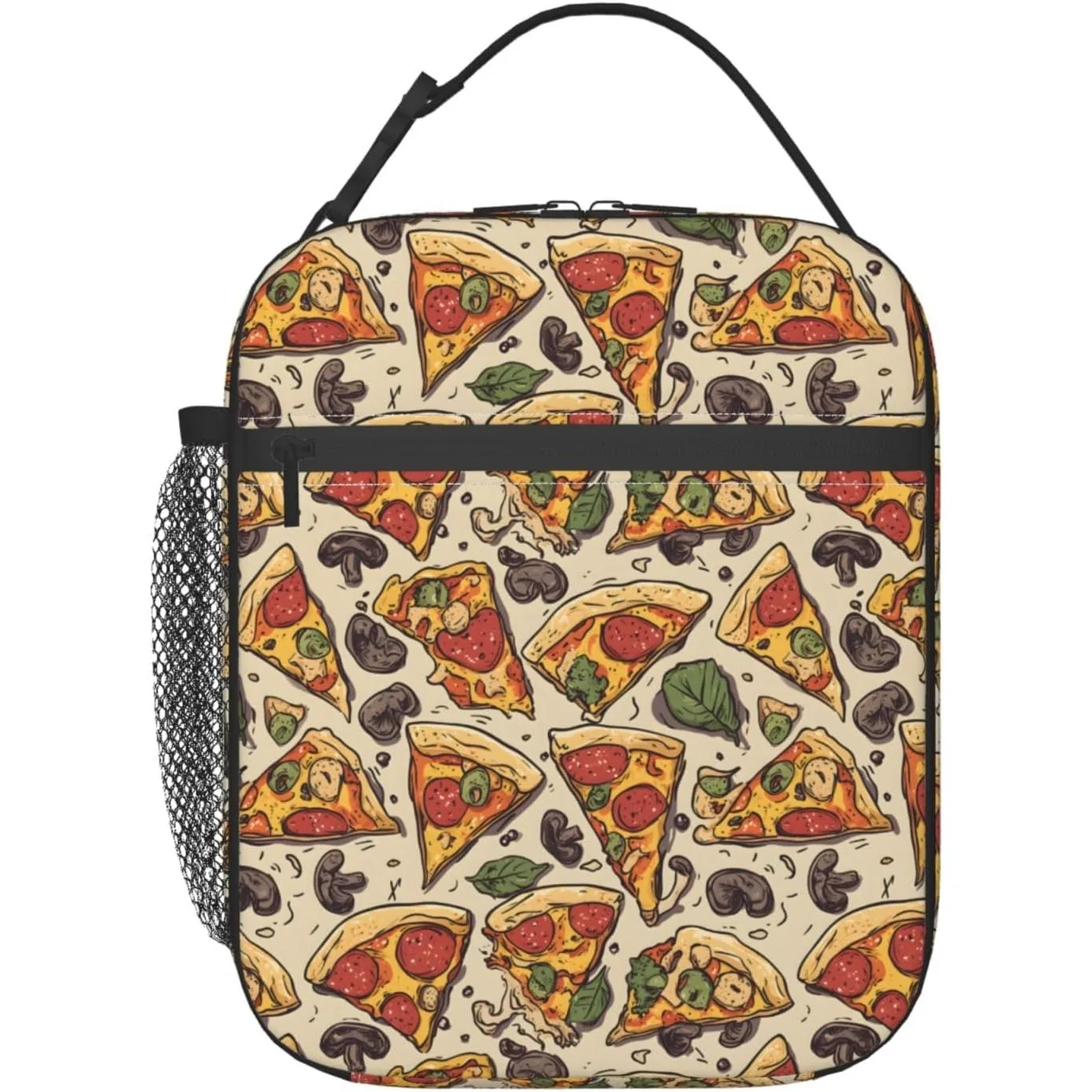 Sushi Lunch Bag, Polyester Tote Bags Portable Lunchbag Decor Gifts for Work