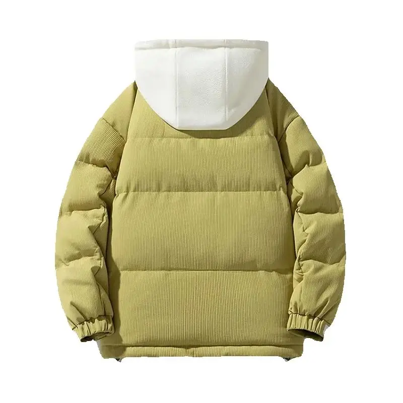 2025 Trendy Cotton-Padded Jacket for Men And Women Autumn Winter High Density Fashion with Bags Hats Ropes Zippers