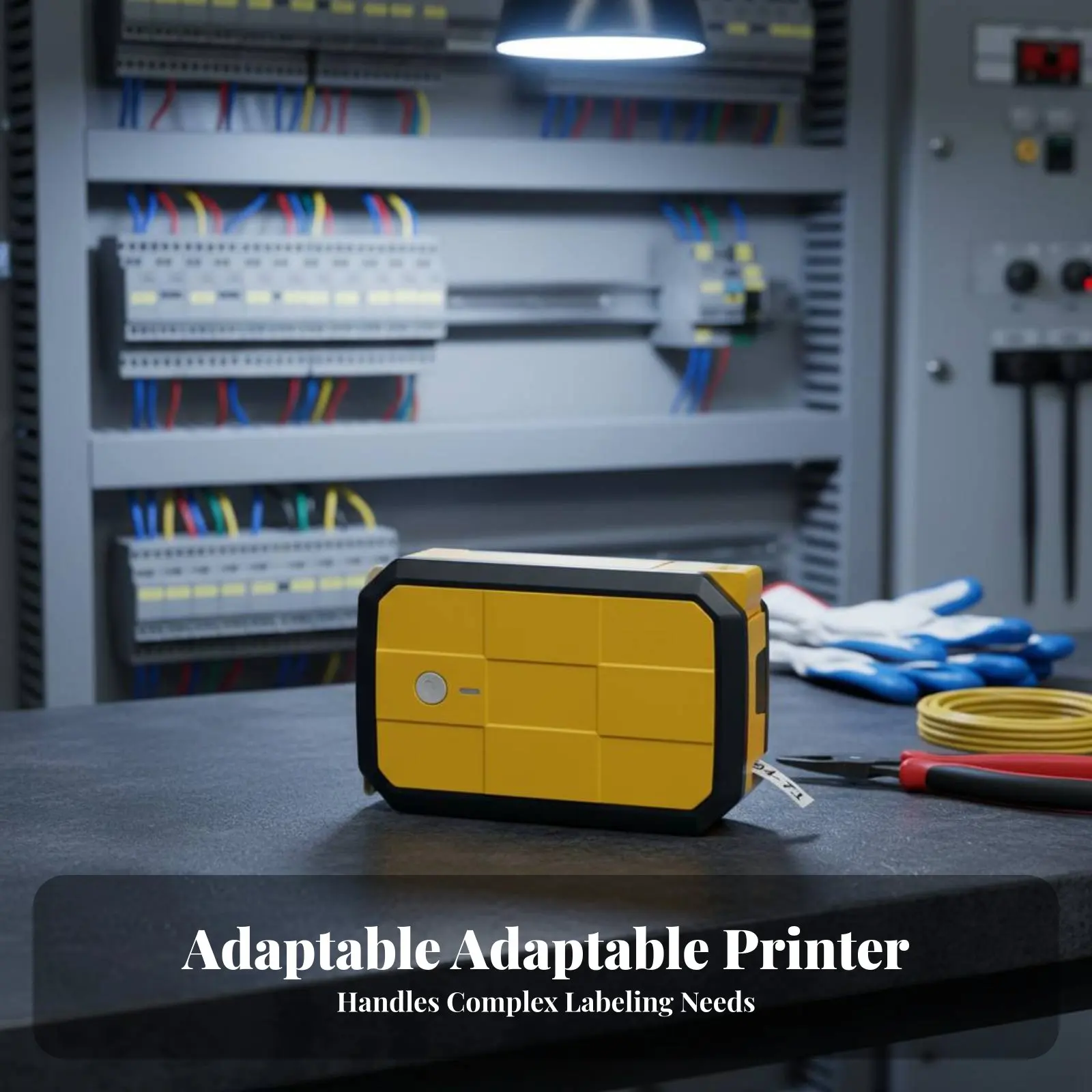 

Handheld Wire Marker Printer Thermal Thermal Printing Label Generator Battery-Powered Long-Lasting Labels