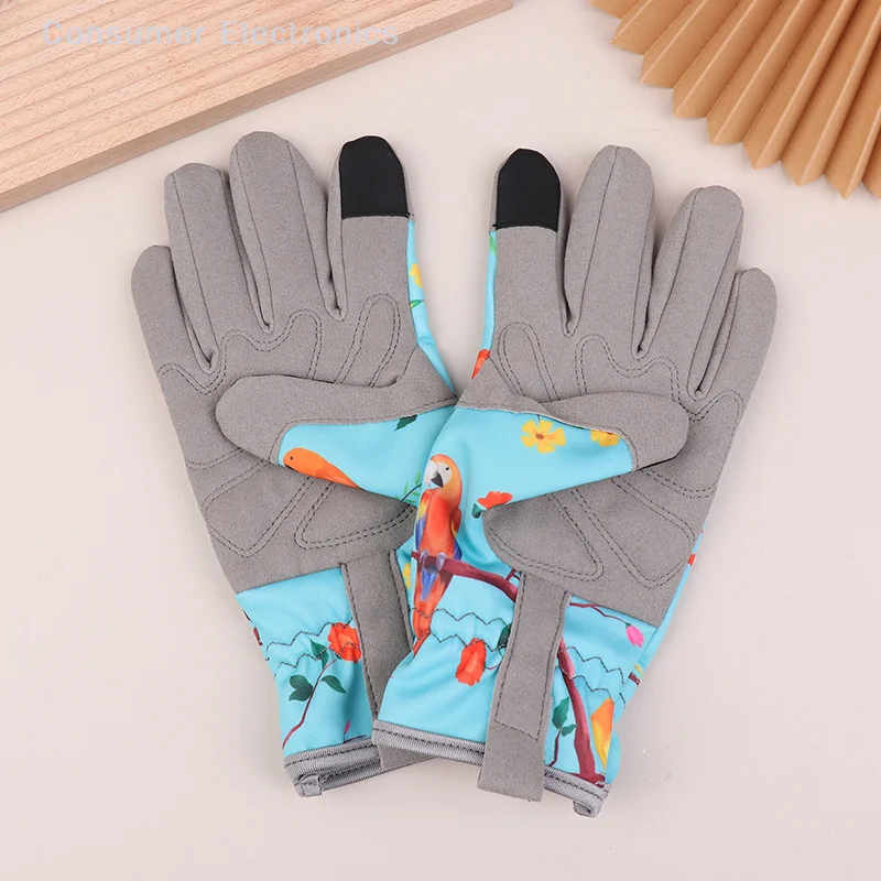 Gardening Gloves For Women Breathable Leather Garden Gloves With Grip Thorn-Proof Puncture-Resistant Work Gloves