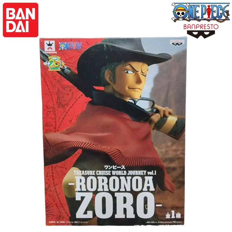 Auf Lager Bandai Banpresto Original One Piece Ruffy Roronoa Zoro Nami Modellpuppe Brandneue Box-Actionfigur Anime-Charaktere