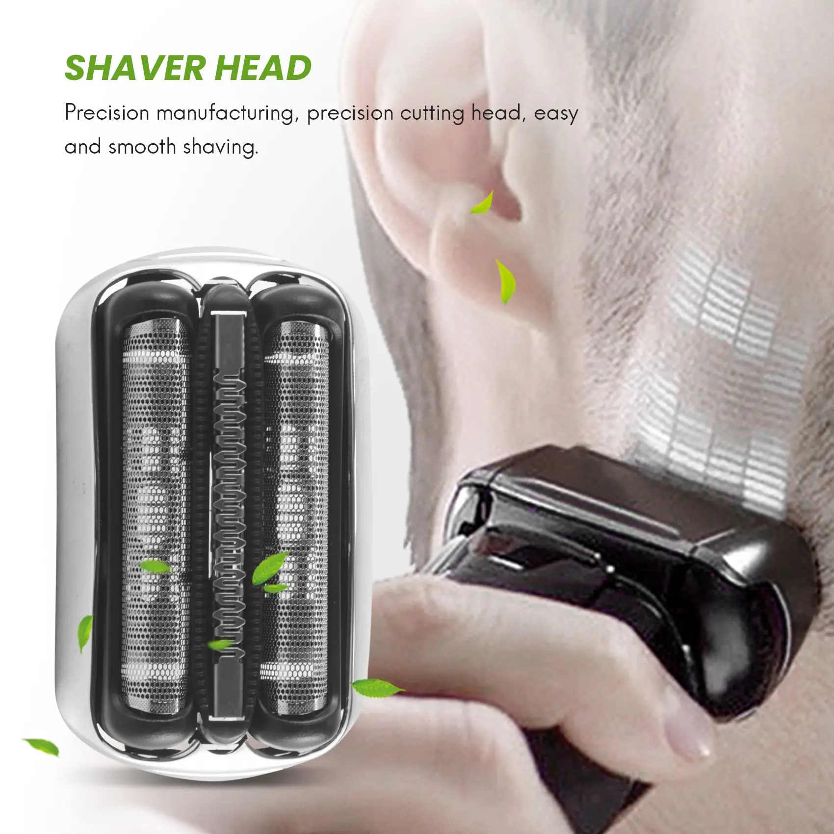 Conjunto econômico de substituição Shaver Foil e Cutter, cabeça de barbeiro Braun Series 3 21S 32S 320S-4 330S-4 340S-4 350CC-4