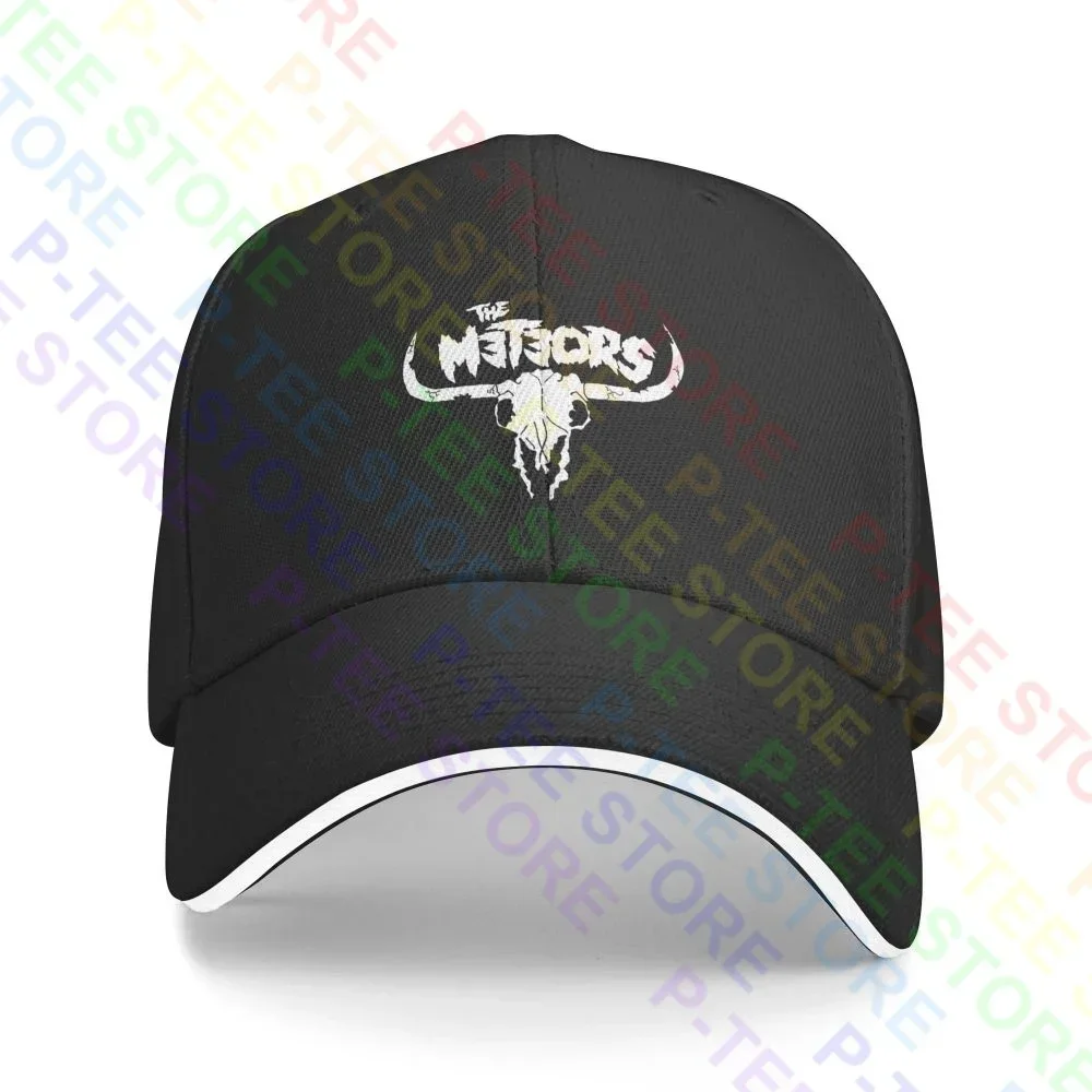 The Meteors Rock Band Music Punk Medal Cbgb Psychobilly Sandwich Cap Baseball Cap Trucker Hat Harajuku