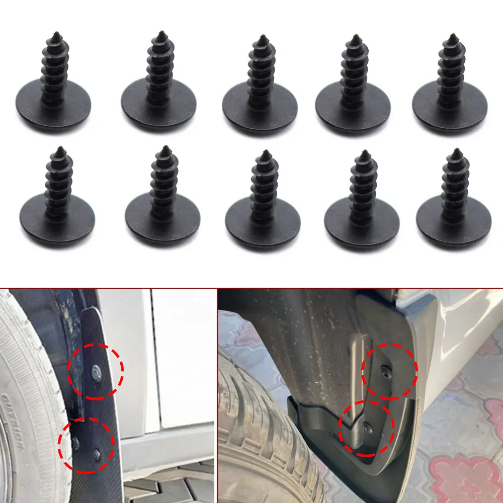 

10pcs/lot Engine Cover Undertray Splashguard Wheel Arch Torx Screw Fastener Clips Universal for VW for Audi 4.8x16mm Clips