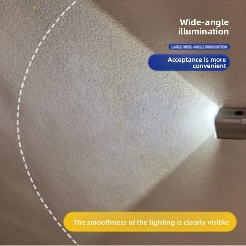 2026 LED Wall Inspection Flashlight USB Rechargeable 12H Long Battery Life Portable Light For Wall Flatness Acceptance Check