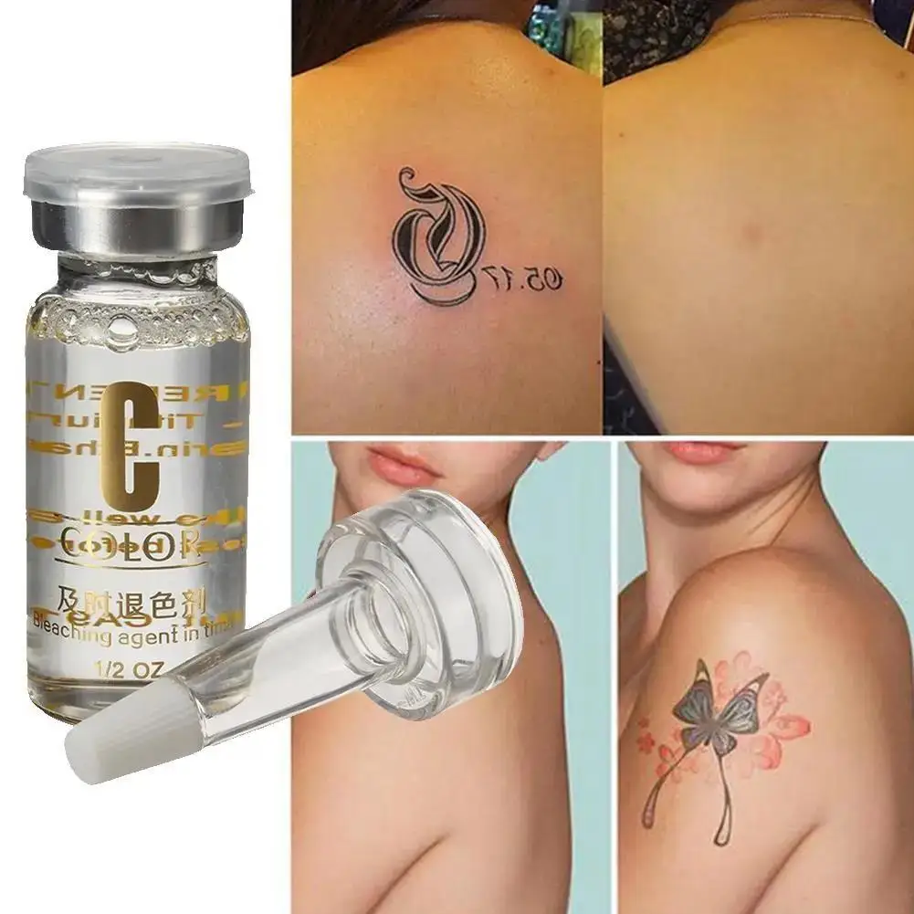 10ml Crema de eliminación rápida de tatuajes Microblading Corrector blanqueador de tatuajes pigmento PMU maquillaje permanente eliminación de tatuajes herramienta *-.、