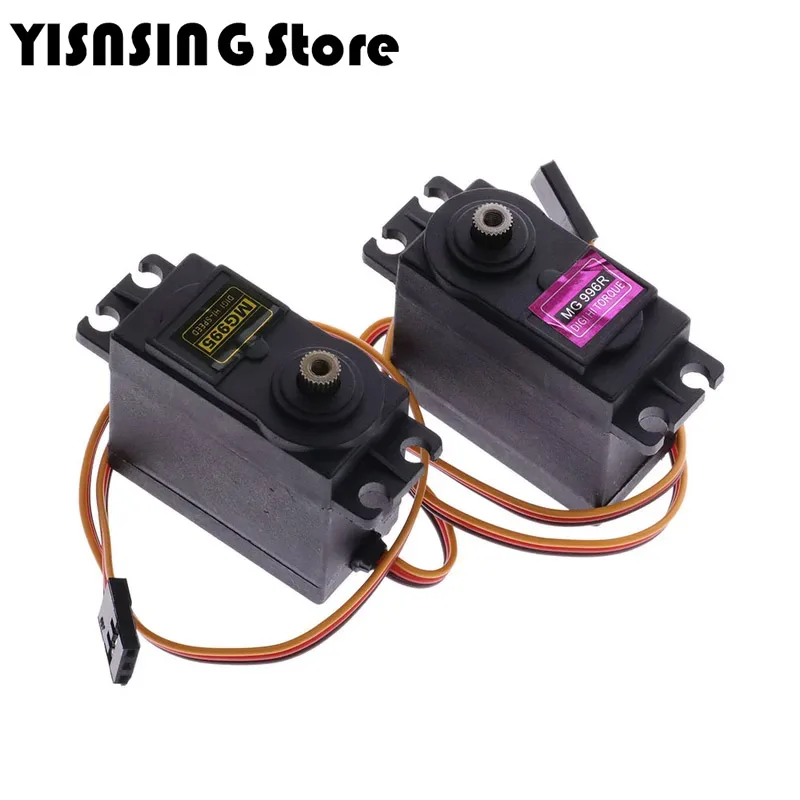 1Pcs MG995 MG996R Metal Gear Servmotor 180 360 High Speed Analog Servo Motor For Model Airplane Rc Car boat Arduino