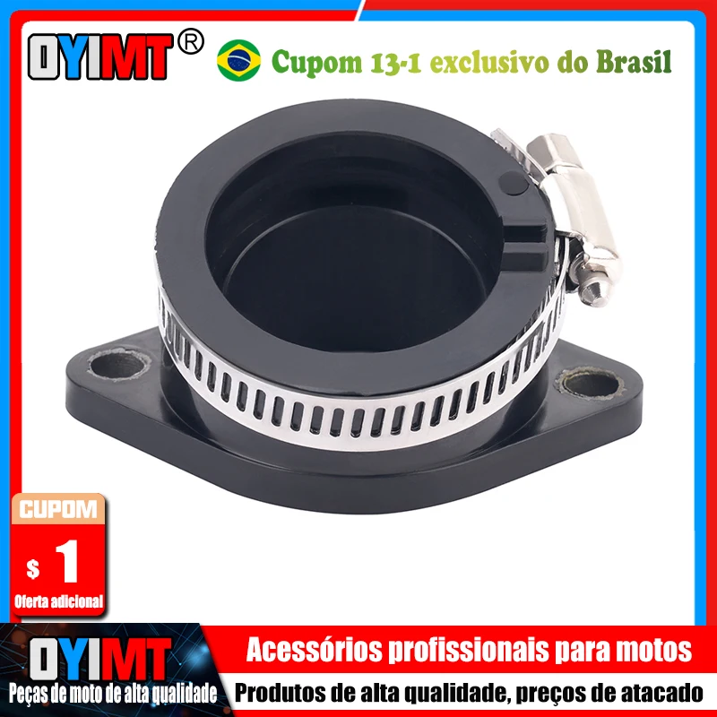 Interface de entrada de carburador de motocicleta para Kawasaki Bayou Lakota Prairie 300 KLF300B KLF300C KEF300A KEF300B KVF300A KVF300B