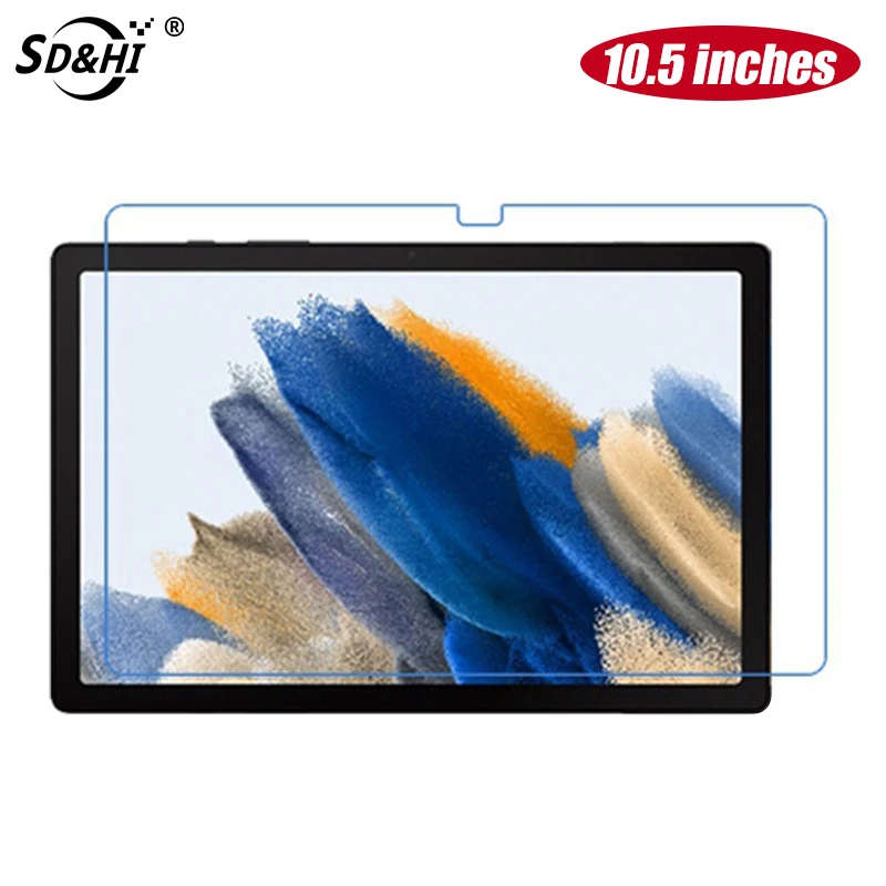 Protector de pantalla HD de vidrio templado a prueba de arañazos para Galaxy Tab A8, WiFi, LTE, 10,5 pulgadas, 2021 SM, X200, X205, burbujas gratis