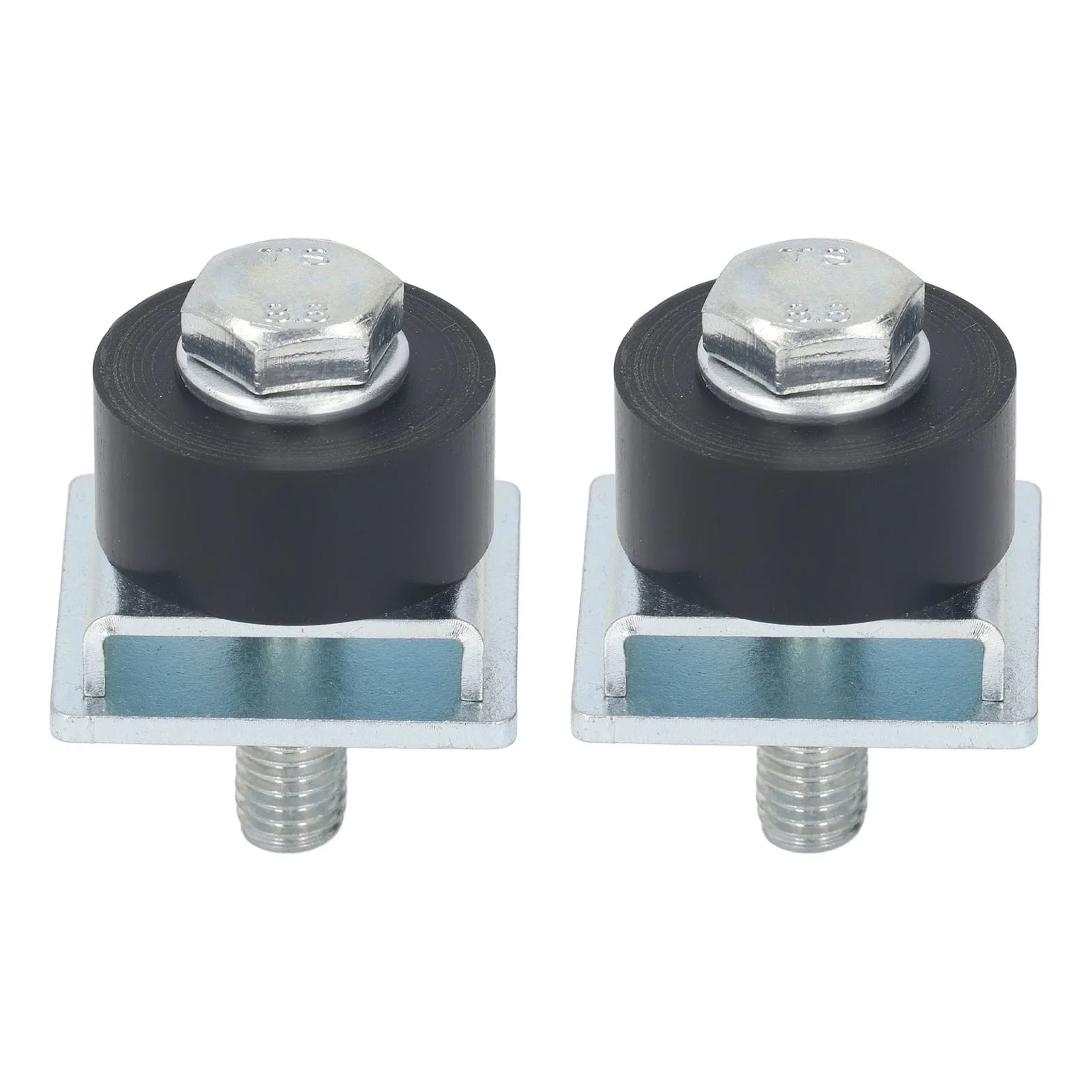 2Pcs Stainless Steel Trolley Roller Wheels Limit Assembly Positioning for 1‑5/8in Width Strut Channel Beam Supplies