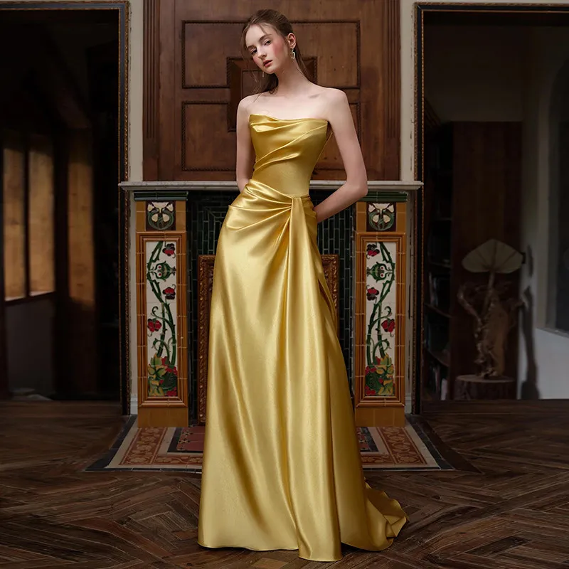 it's-yiiya-customized-evening-dress-golden-satin-strapless-mermaid-trailing-zipper-plus-size-woman-party-formal-gown-new-260041