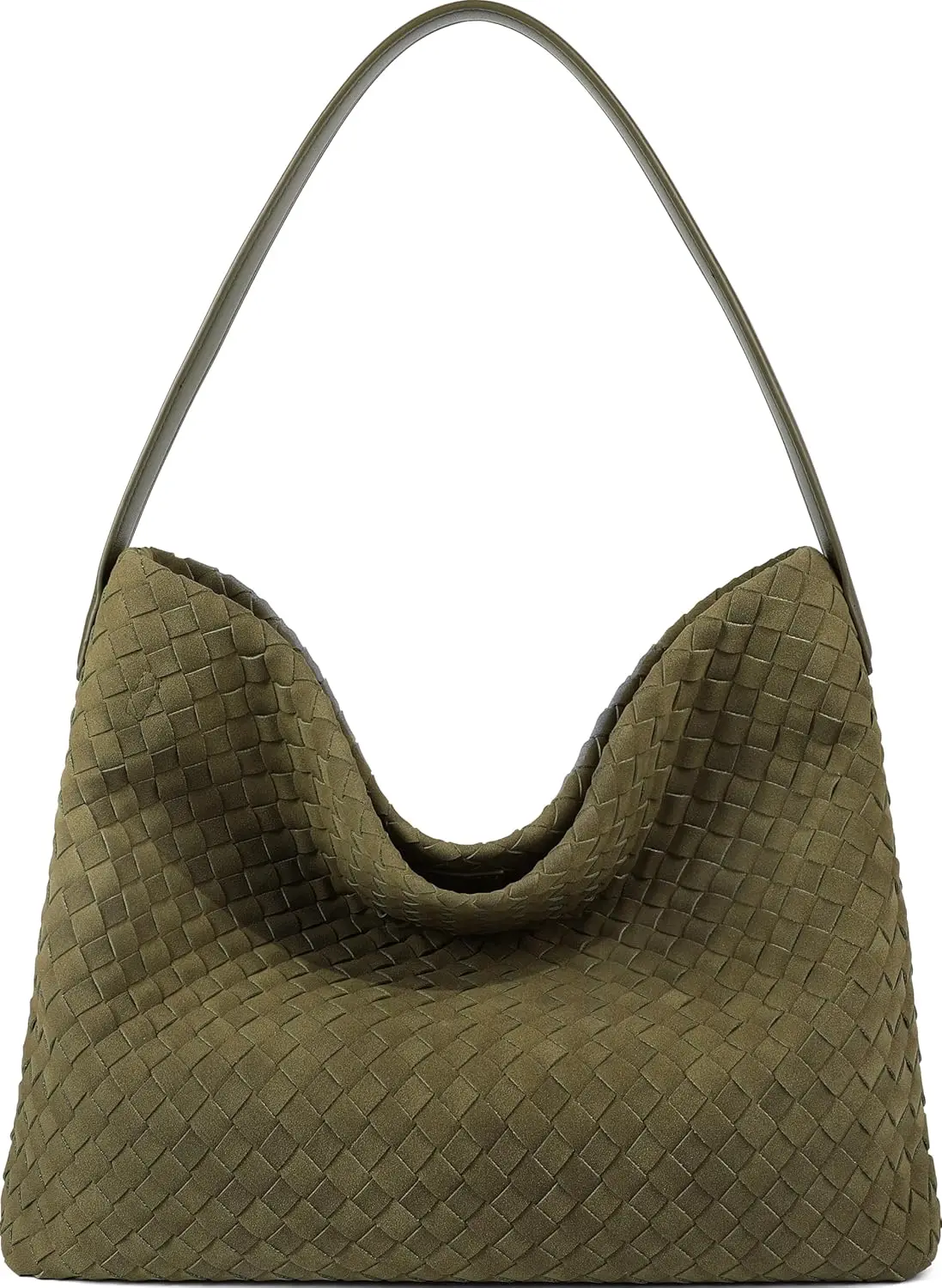 

Suede Purses Bag for Women, Top Handle Shoulder Bag Vegan Leather Hobo Bag Slouchy Travel Tote Bag Satchel for Work