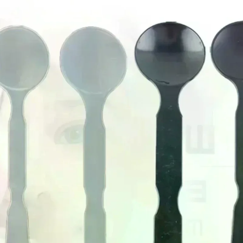 

1 шт. профессиональный глазной окклюдер (прозрачный матовый/черный) – ручной оптометрический инструмент, блокирующая пластина для проверки зрения