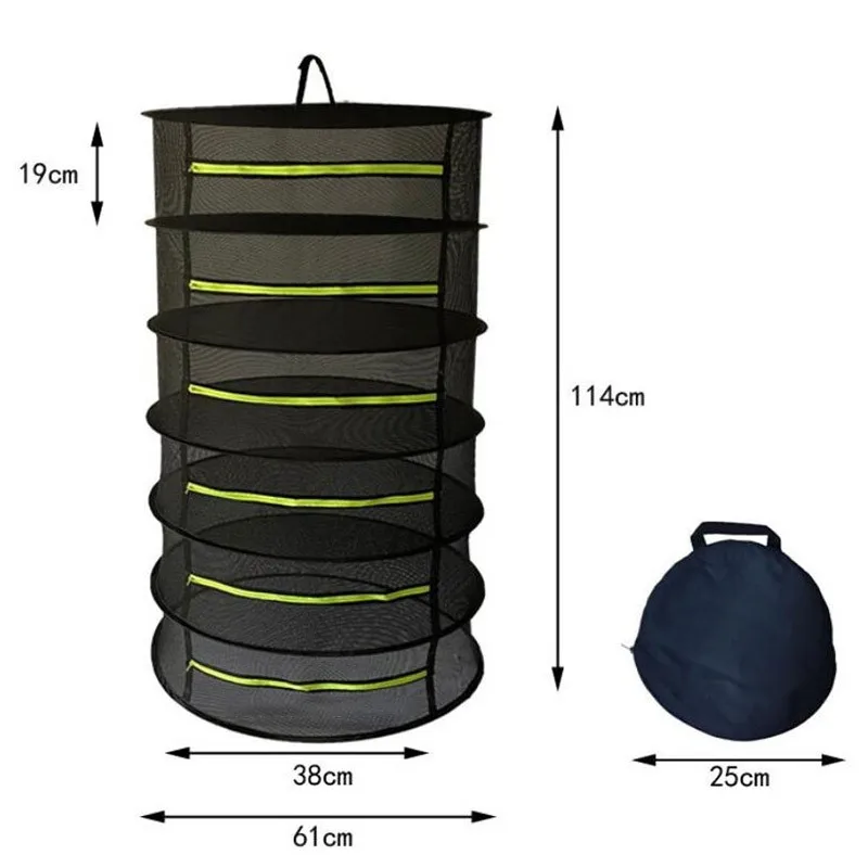 2/4/6 طبقات شبكة تجفيف الأعشاب صافي طوي الصيد أكياس مجفف معلقة النسيج Hangplant شبكات رف سستة صافي للأعشاب براعم الفاصوليا
