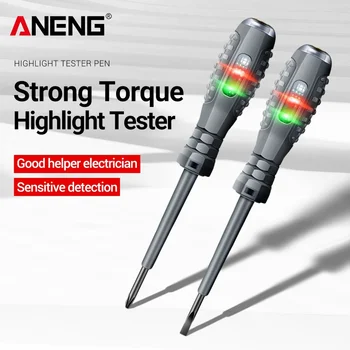 Bolígrafo probador de voltaje Digital, lápiz de prueba de inducción sin contacto de CA, Detector de voltímetro, indicador de destornillador ranurado eléctrico