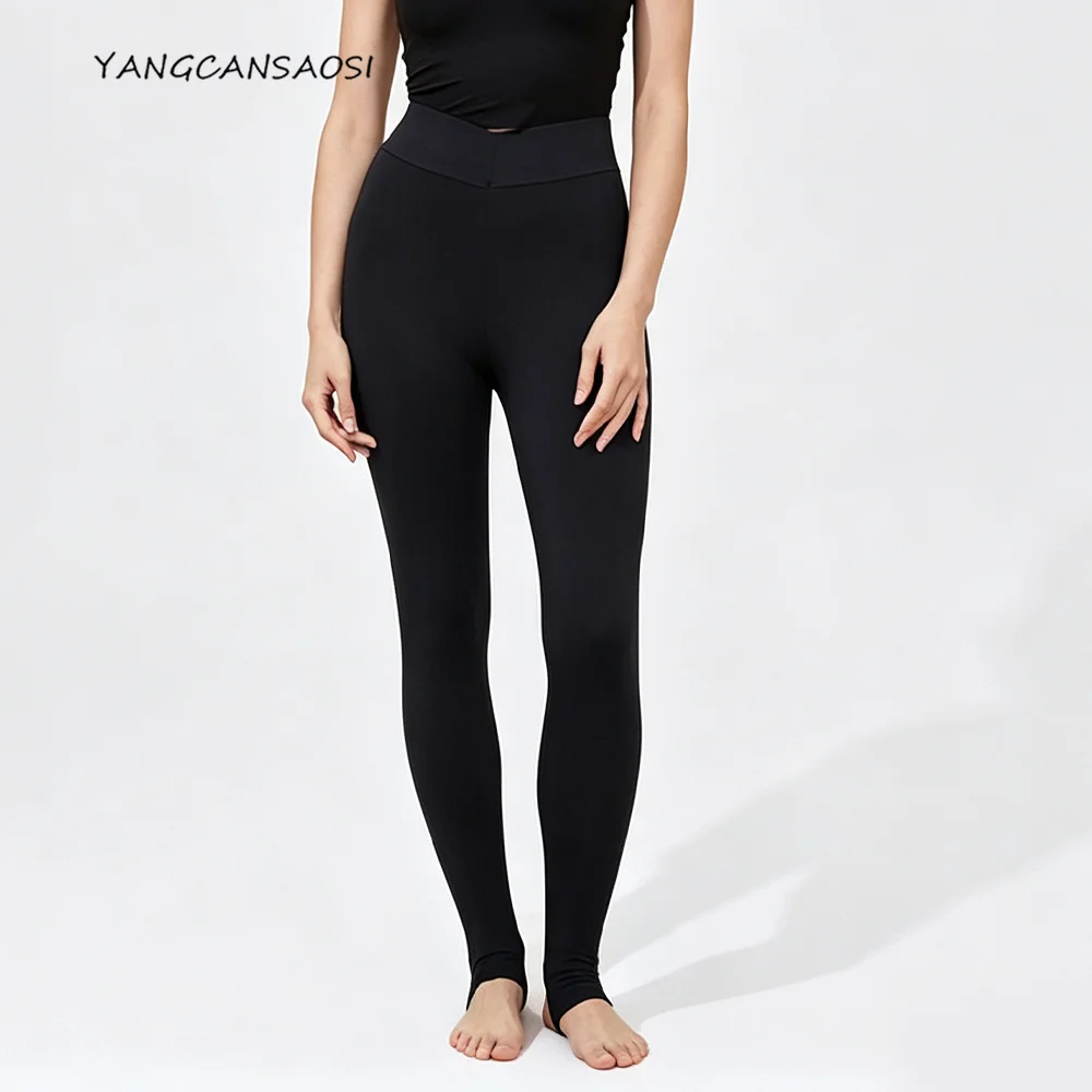 2026 Women's Fashion Autumn/Winter New Natural Mulberry Silk Inner Tank Thickened Slimming High Elasticity Step on Bottom Pants
