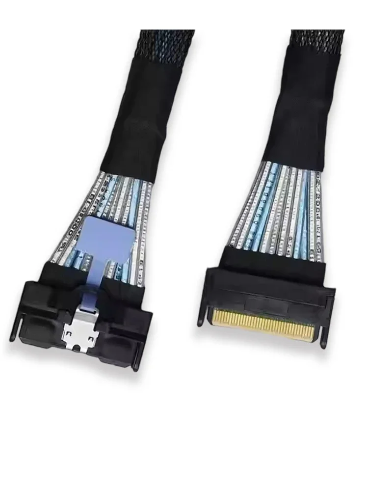 Kabel PCIe 5.0 MCIO 8i X8 High-Speed Crossover MCIO do MCIO 8X Męski-Męski Kabel Połączeniowy NVMe PCI-E GEN5.0 32Gbps — zdjęcie produktu 7