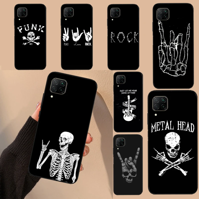 Punk Rock For Huawei P30 P40 P20 Lite P60 Pro P Smart Nova 9 10 SE 5T 7i 8i 11i Y60 Y61 Y70 Y90 Case