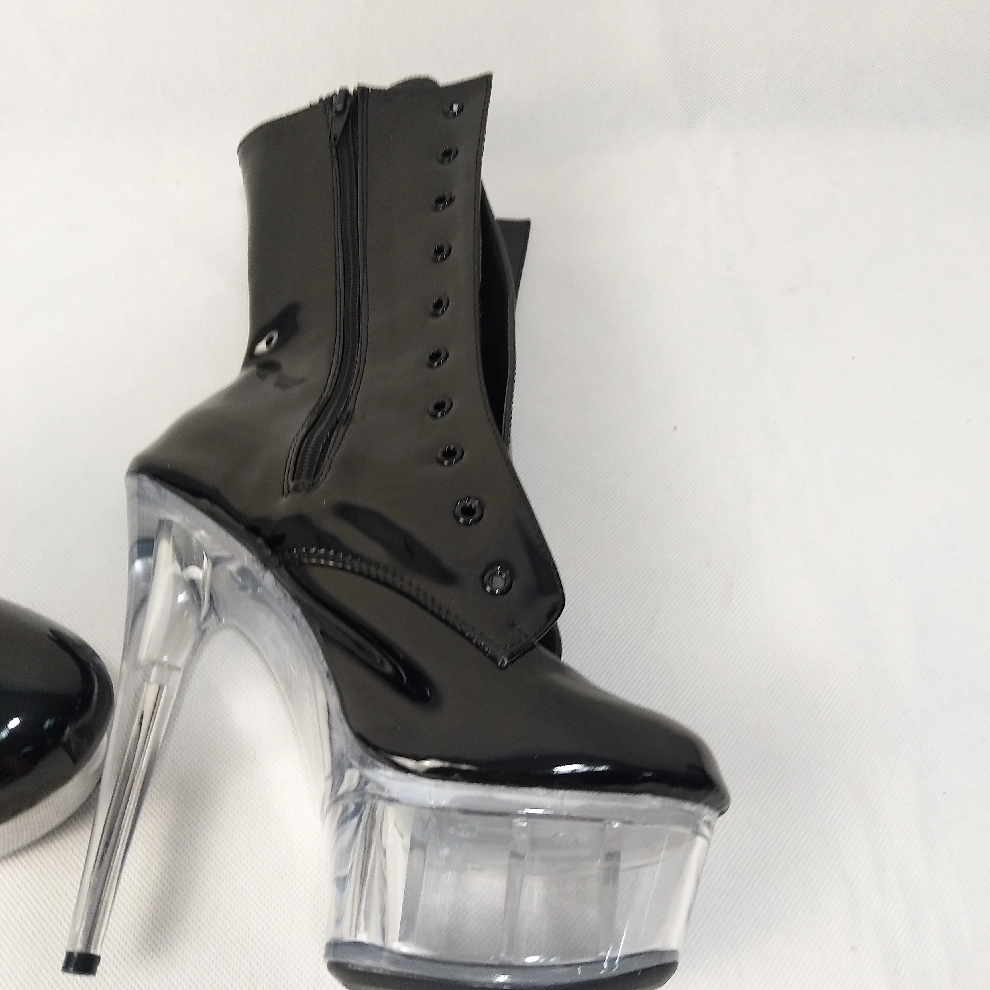 Stylish 15cm Platforms High Heel Shoes, Pole Dance / Model Shoes, 6 Inch Ankle Boots, Sexy Crystal Bootie