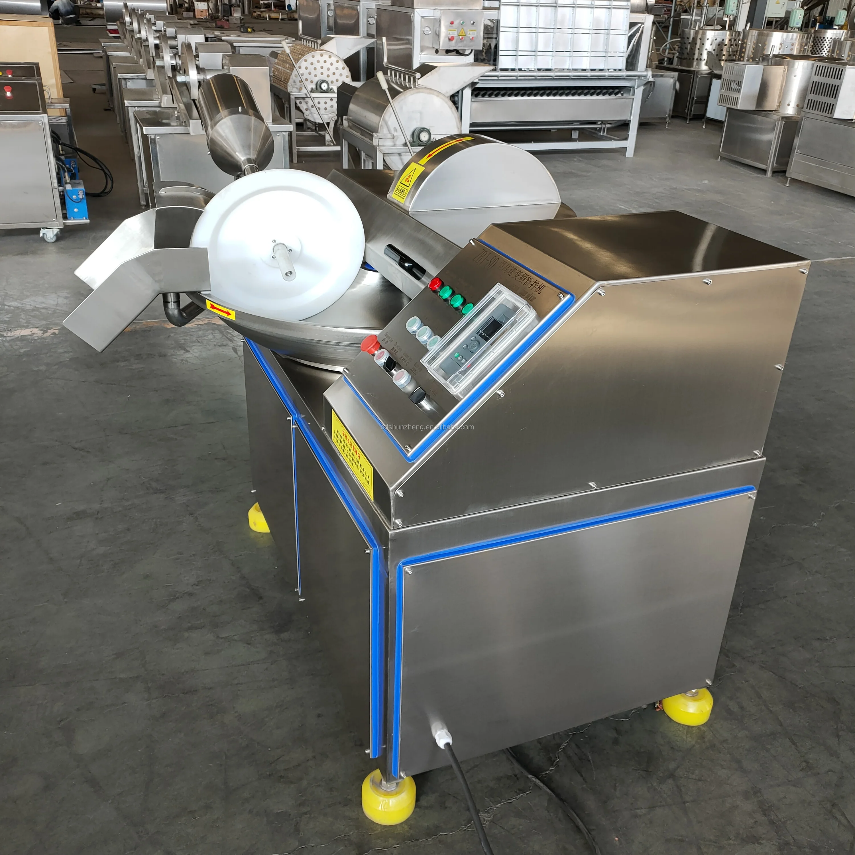 Maisheng Electric Industrial Meat Cutter Machine Automatic Vegetable Meat Bowl Cutter Machine Meat Bowl Chopper