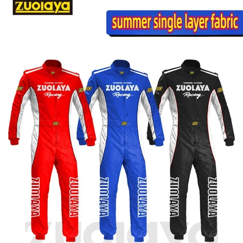 Customized LOGO Waterproof  F1 Racing Suit Kart Jumpsuit Racing Suits ATV Training Suit Off-road One-piece Racing Jackets