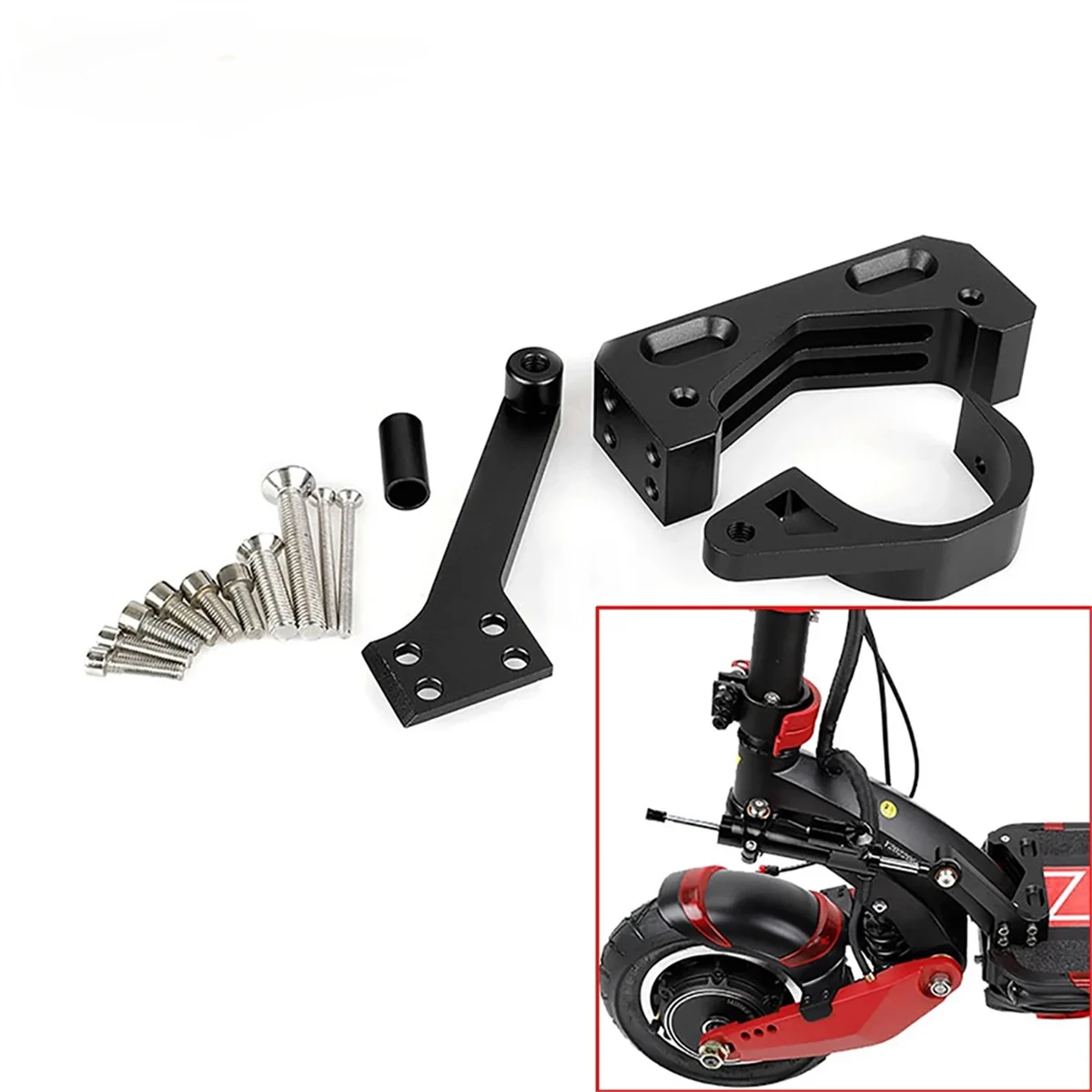 

Premium Scooter Steering Stabilizer Damper Bracket for Zero 10X