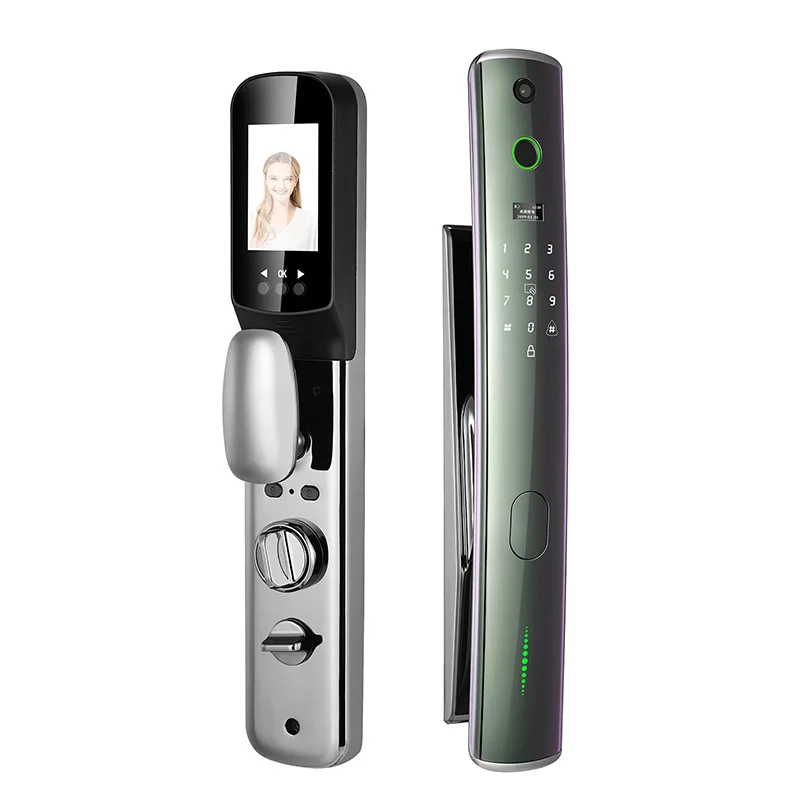 

(Basic Style)hight-quality Smart Lock Face Recognition Door Lock Biometric Fingerprint Scanner Scanner Smart Camera Door Lock
