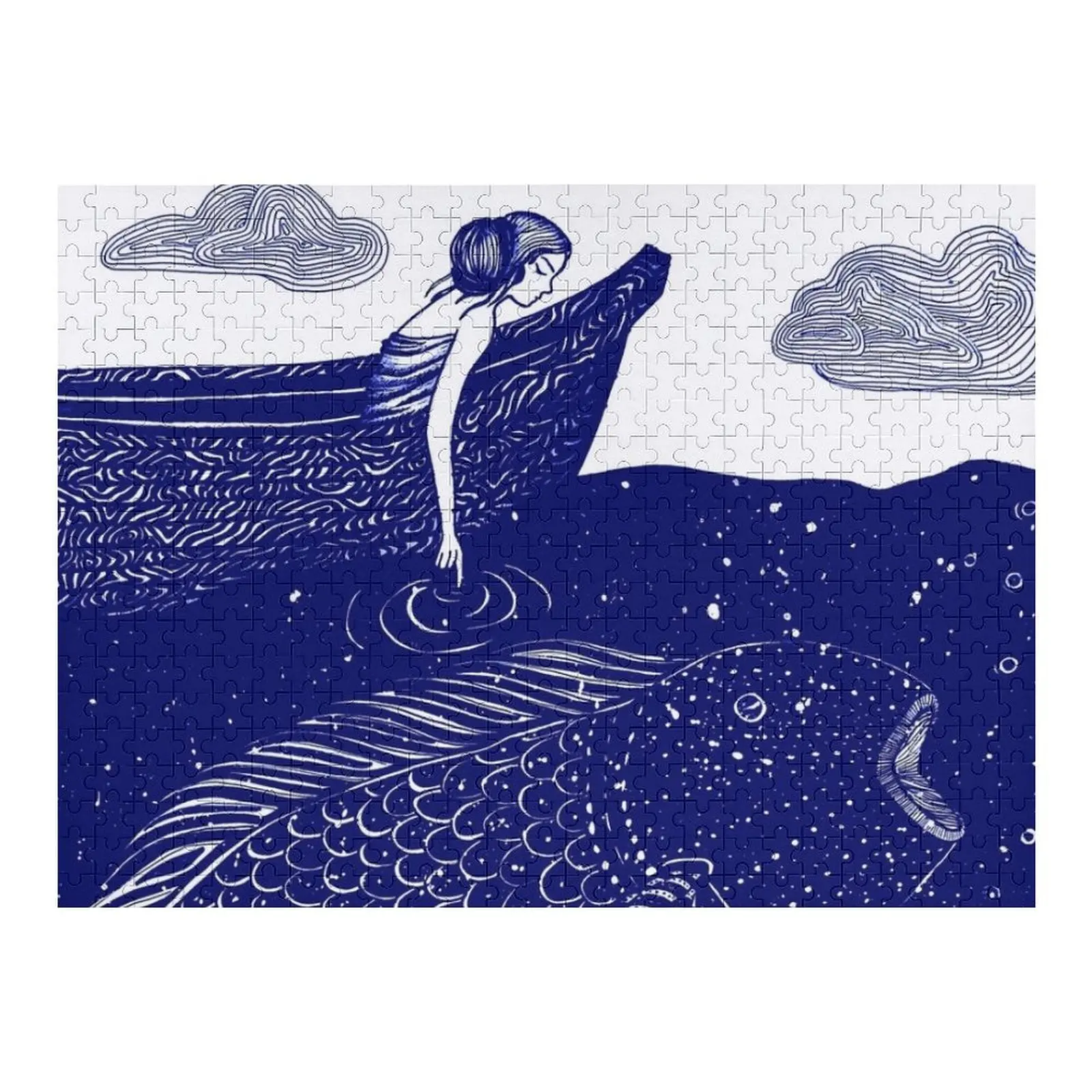 

The Blue Shimmering Sea Lights Jigsaw Puzzle Jigsaw Pieces Adults Jigsaw For Kids Personalized Child Gift Puzzle