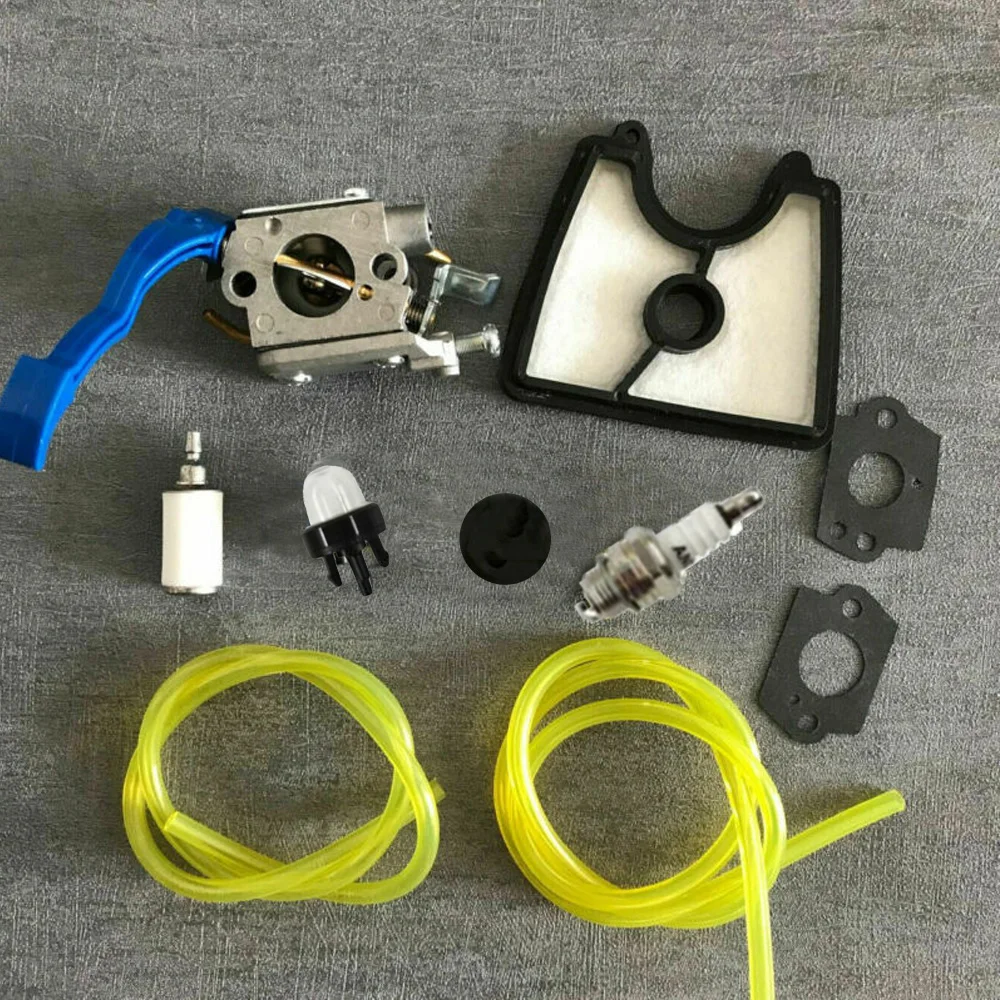 For Carburetor Assembly with Gasket Fuel Line and Air Filter for Echo 125BV 125B 125BX String Trimmer Engine Rebuilds