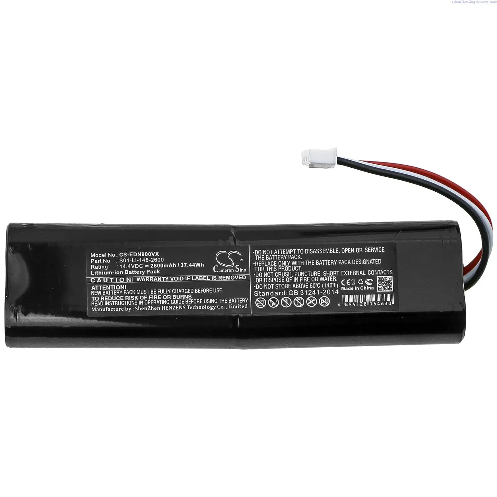 Cameron Sino 2600mAh/3400mAh Vacuum Battery for Ecovacs Deebot Ozmo 900,901,905,930,937,920,DG36,DG70