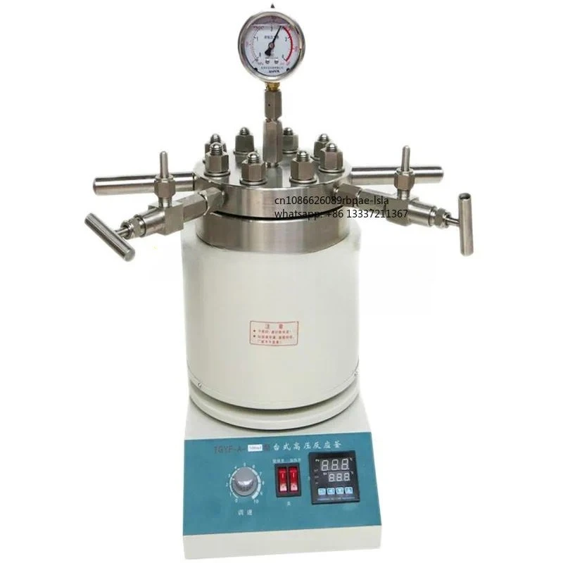 CDF-0.25L Hydrothermal Synthesis Autoclave Reactor 10Mpa Tabletop High Pressure Stainless Steel Reaction Kettle 1pc