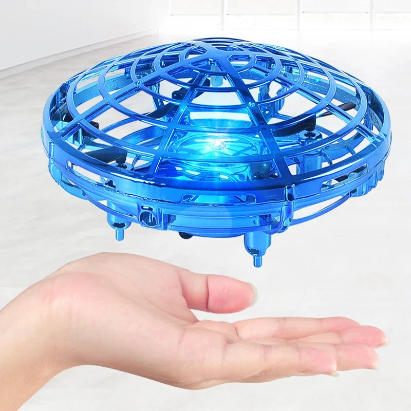 Mini RC UFO Drohne Geste Sensing elektrische fliegende tragbare Quadcopter mit LED-Licht Hubschrauber Modell Geschenke Spielzeug für Jungen