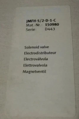 Brand New JMFH-5/2-D-1-C 150980 Adequate Inventory And Quality Assurance Fast Transport