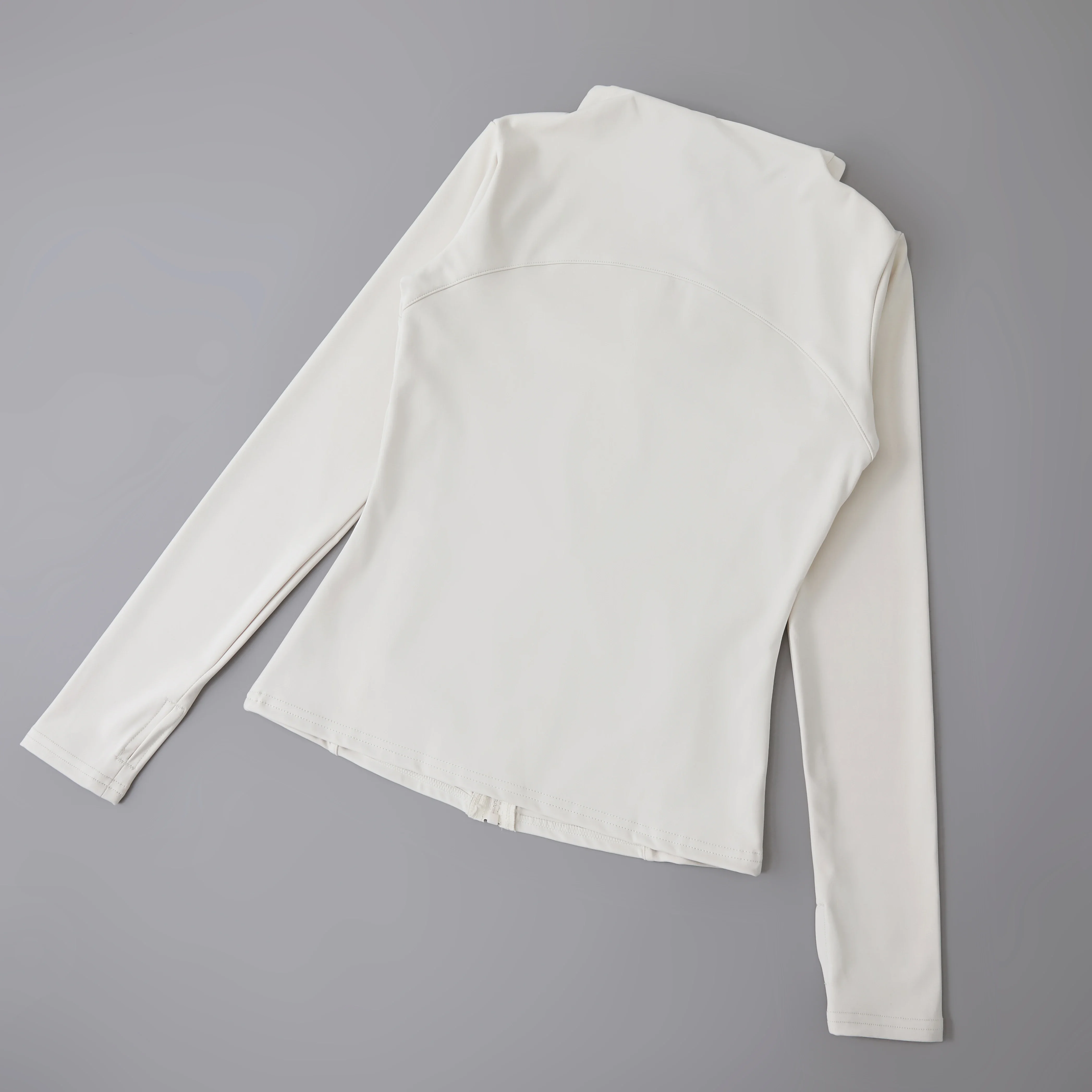 

Long Sleeve Sport Fitness Yoga Clothing Womens Fitness Crop Top Coat Outfits for Women Slim Yoga Jackets Zipper Sport Jacket